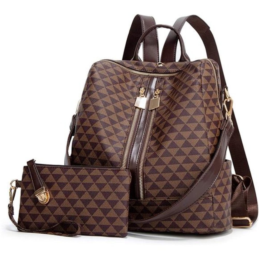 Backpack For Women Brown E